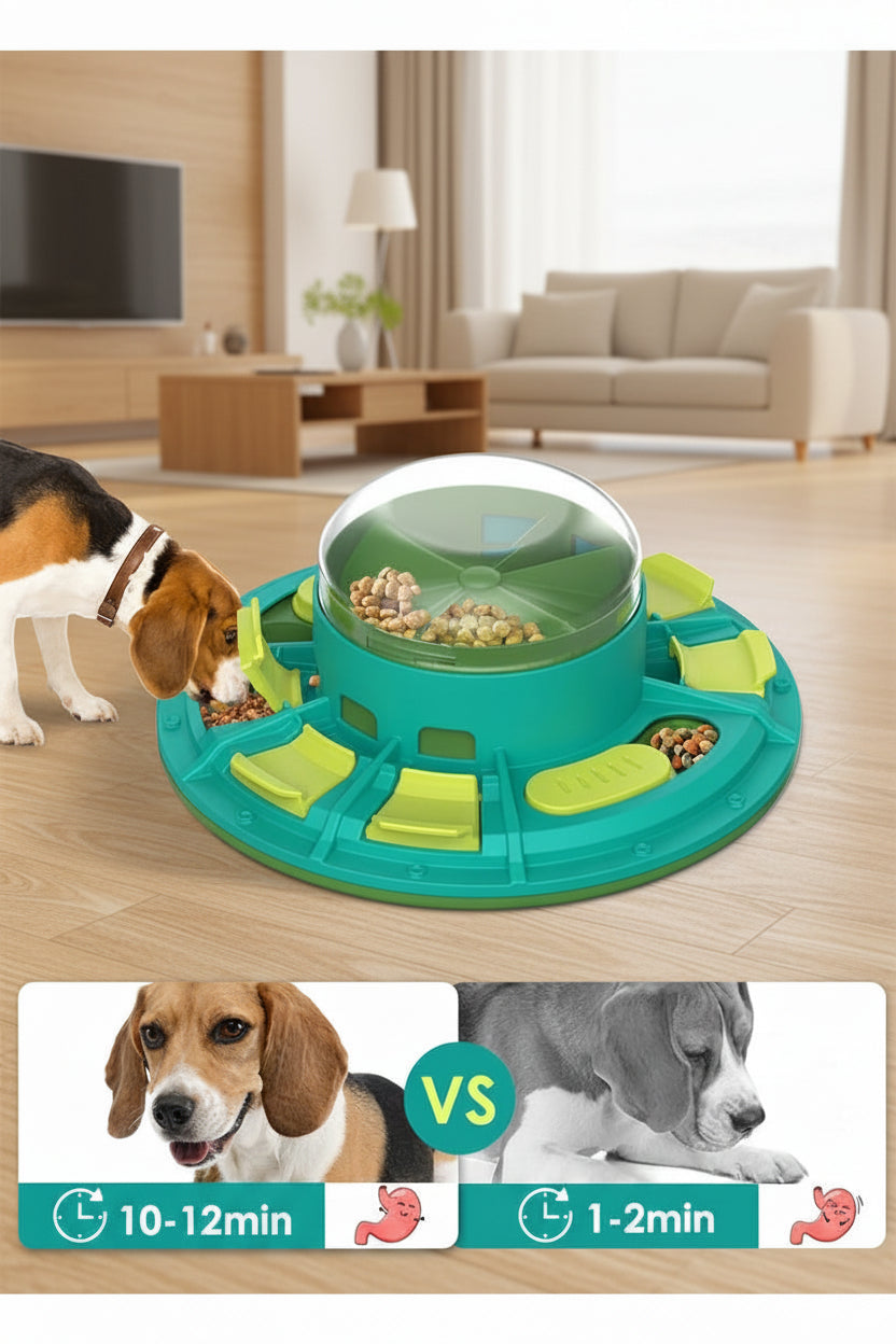 Puzzle sensorial para perros - juego interactivo de búsqueda de comida