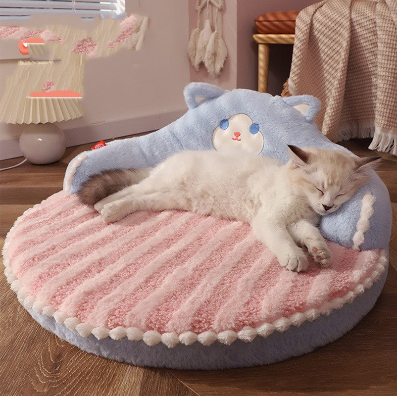Cama acogedora para gato y perro pequeño