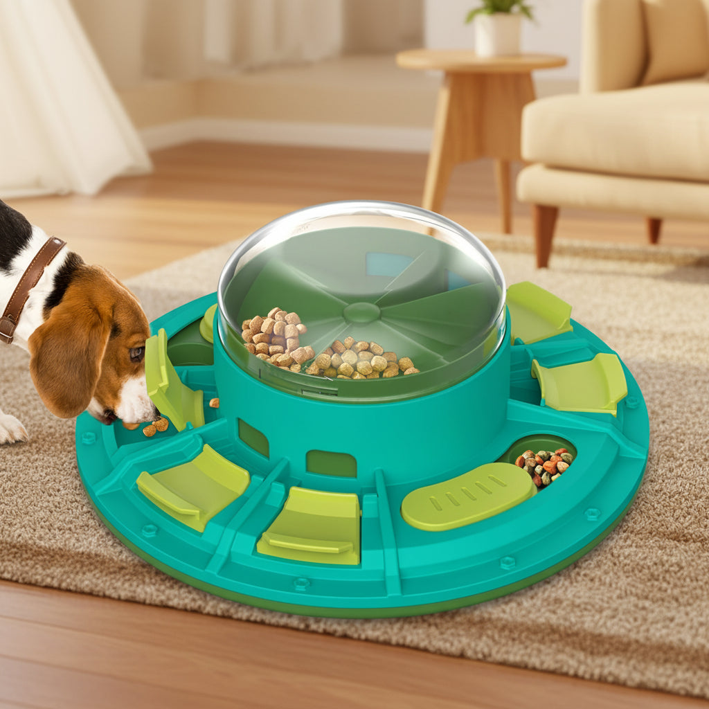 Puzzle sensorial para perros - juego interactivo de búsqueda de comida